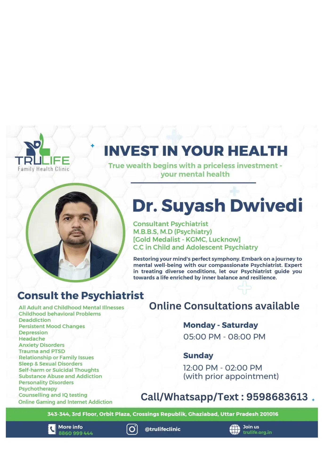 Dr. Suyash Dwivedi